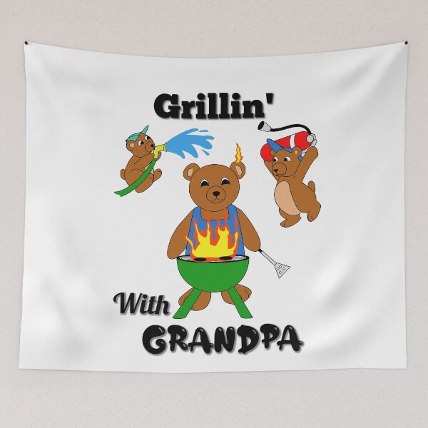 Item preview, Grillin’ Gone Wild with Grandpa Bear designed and sold by DLawsonDesigns.