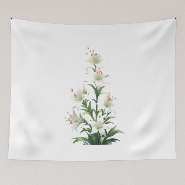 Item preview, White Cardinal Flower (Lobelia cardinalis) designed and sold by HOMETOWN86.