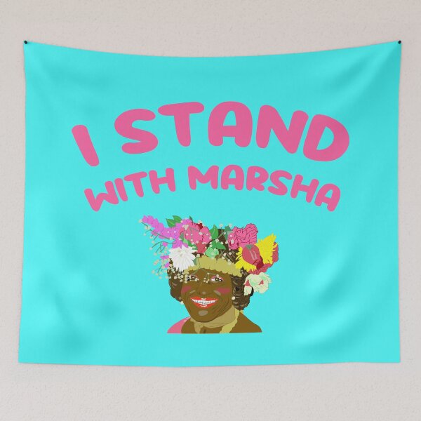 Item preview, I Stand With Marsha P Johnson designed and sold by TiffinByLK.