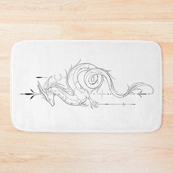 Item preview, Lunar dragon - elegant mythical creature design designed and sold by Aakanksha97.