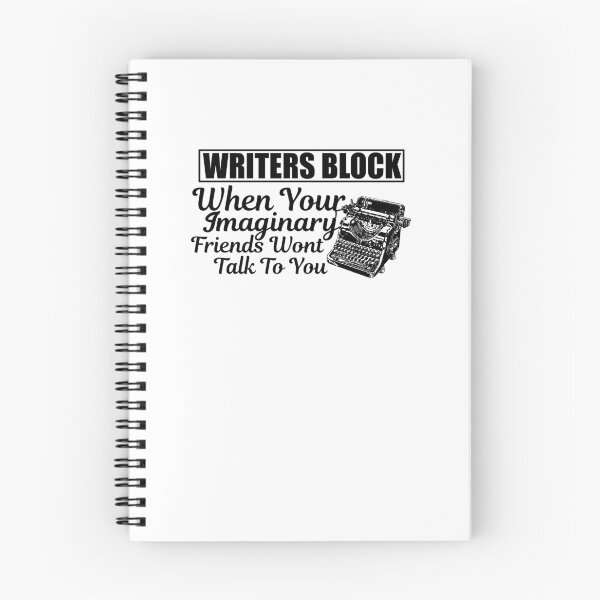 Item preview, writers block when your imaginary friends wont talk to you designed and sold by TeeTimeGuys.