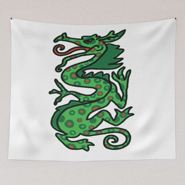 Item preview, GREEN DRAGON Pop Art designed and sold by Bruce ALMIGHTY Baker.