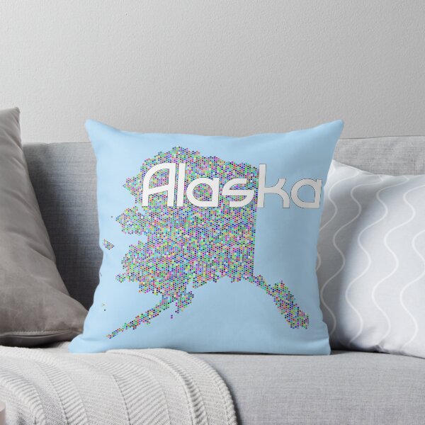 Item preview, Alaska- Colorful Map of the State designed and sold by AlaskaExtreme.