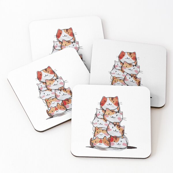 Item preview, cute Kawaii cat kittens,funny kawaii cat, cute cat designed and sold by Expressions-Sel.