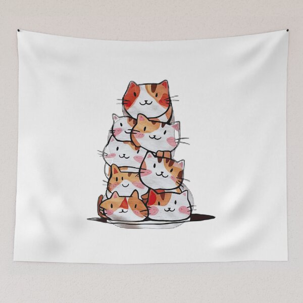Item preview, cute Kawaii cat kittens,funny kawaii cat, cute cat designed and sold by Expressions-Sel.