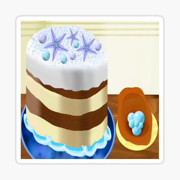 Item preview, Seaside cake designed and sold by Sleekfox02356.