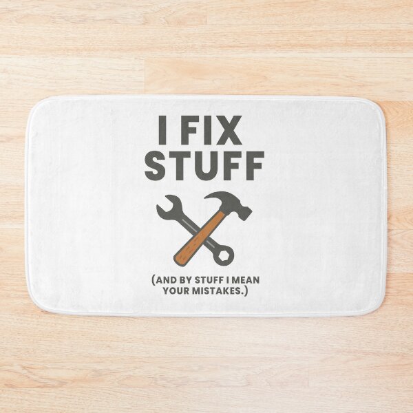 Item preview, I Fix Stuff – Funny Mechanic Quote with Tools designed and sold by BeetleDots.