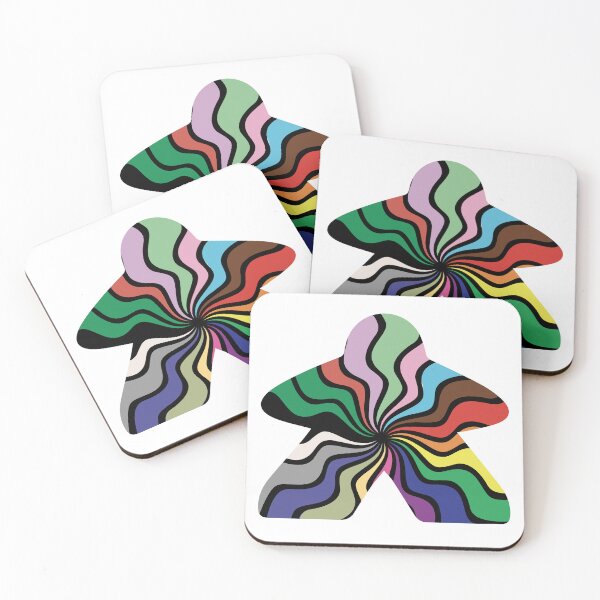 Item preview, Rainbow Meeple designed and sold by Wolagno.