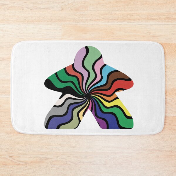 Artikelvorschau, Regenbogen-Meeple entworfen und verkauft von Wolagno.