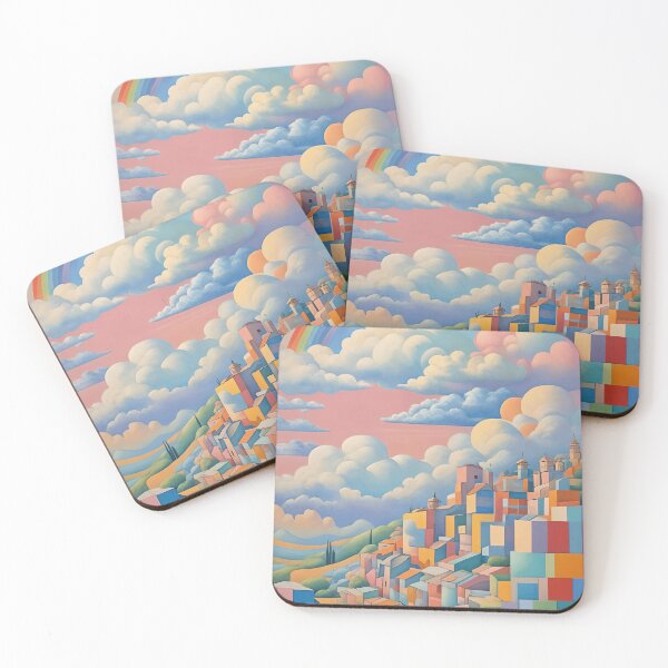 Item preview, Abstract Rainbow City no1 designed and sold by Lizetteh.