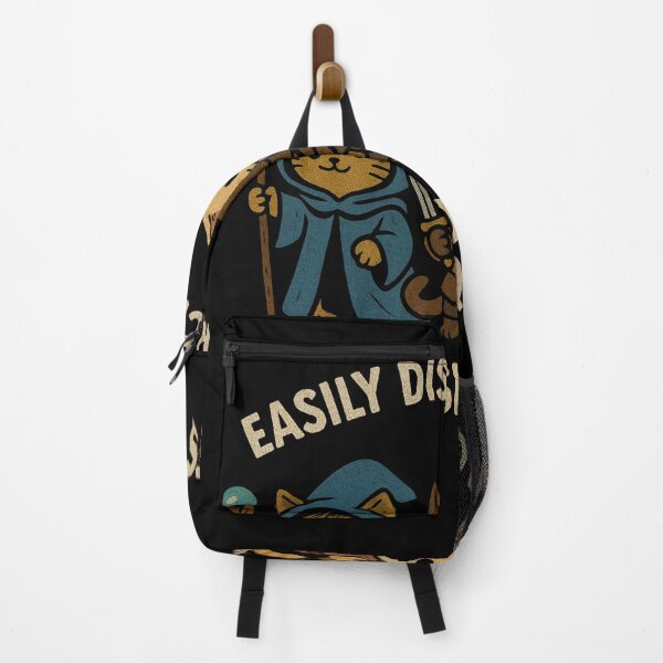 Item preview, Easily Distracted By Cats And Side Quests Funny Gamer Design designed and sold by haitrieuic96.