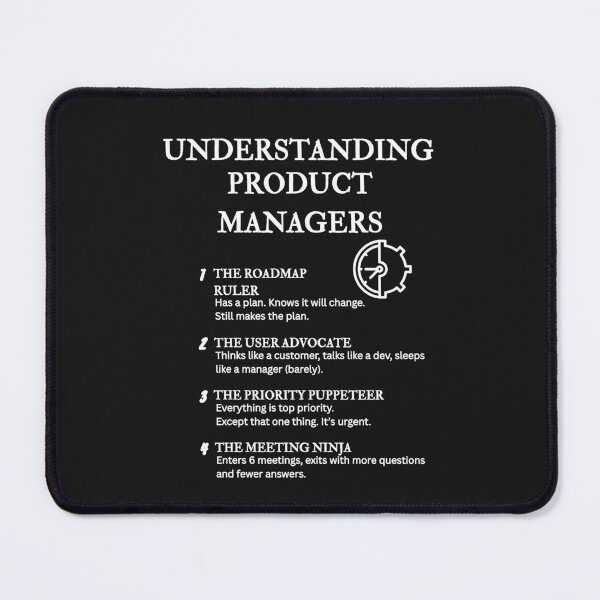 Item preview, Understanding Product Managers – Funny Agile Chaos Definitions – Black designed and sold by PsyFlow35.
