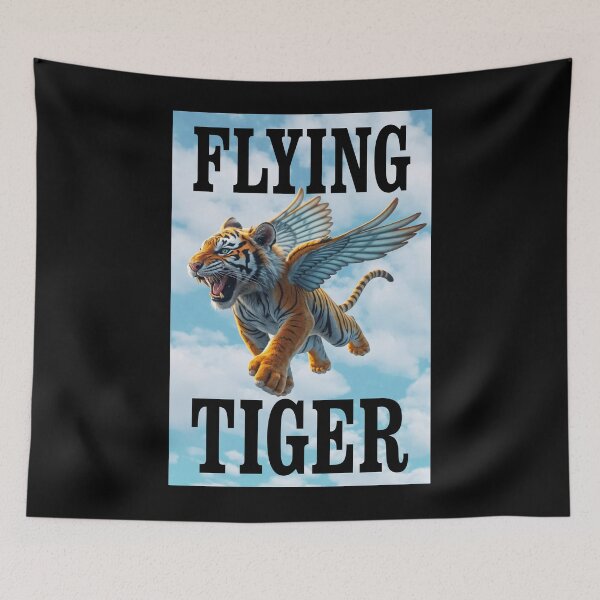 Item preview, FLYING TIGER designed and sold by TIGERRIFIC.