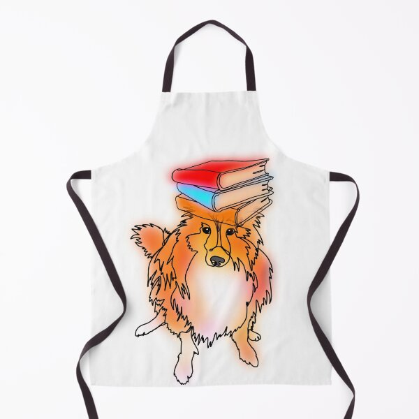 Item preview, Josh the Ginger Sheltie Puppy with Books – animalzinhats designed and sold by Ashley’sAnimalz.