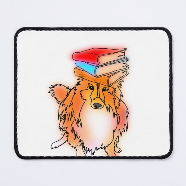 Item preview, Josh the Ginger Sheltie Puppy with Books – animalzinhats designed and sold by Ashley’sAnimalz.