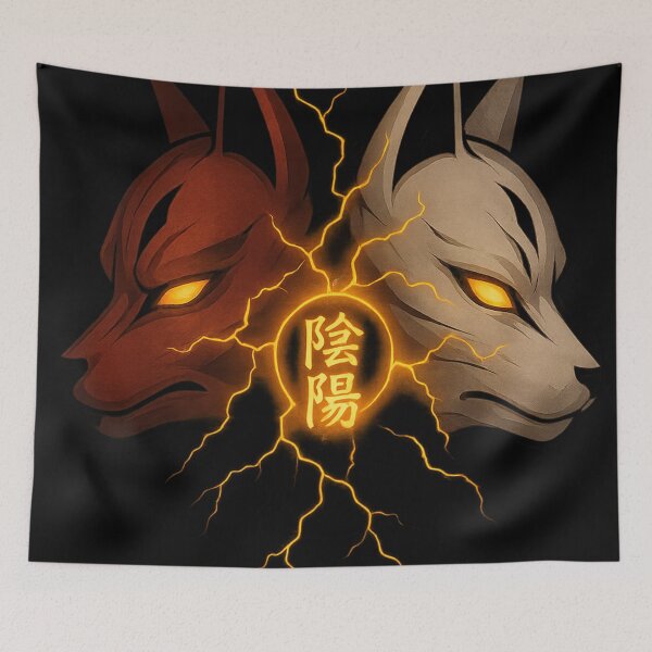 Item preview, Yin Yang Kitsune Clash designed and sold by Little--Core.