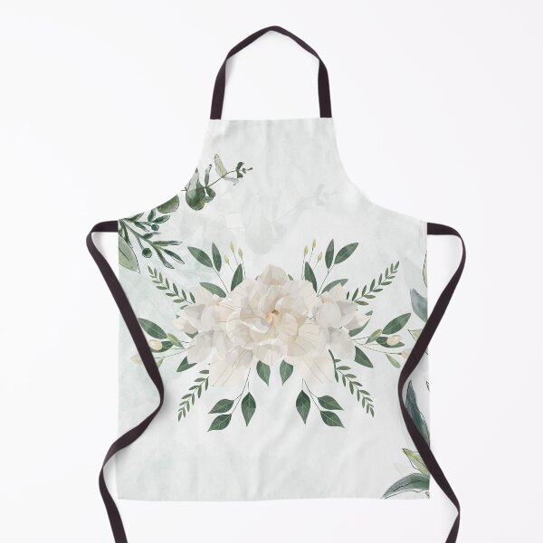 Item preview, Elegant Botanical Watercolor Pattern – Soft Green & White Floral Design for Home Decor & Accessories designed and sold by HealthCoreCommunity.