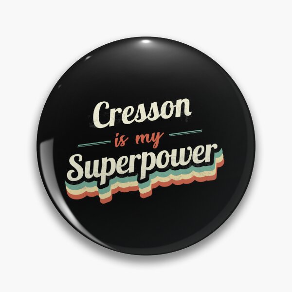 Aperçu de l'œuvre Cresson est mon super pouvoir créée et vendue par Custom365.