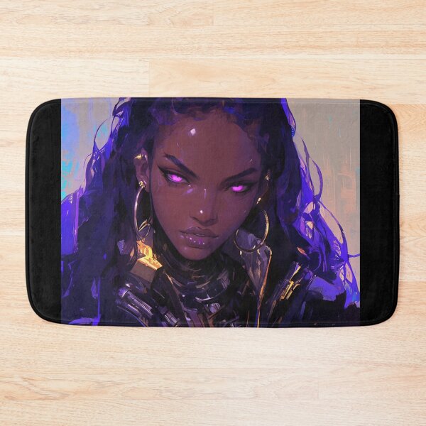Item preview, Black Glitch portrait designed and sold by MendaciousMina.