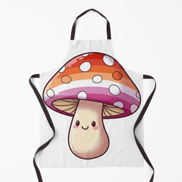 Item preview, Lesbian Mushroom Pride Sticker - Queer Fungi Love! designed and sold by Ink&Whimsy.