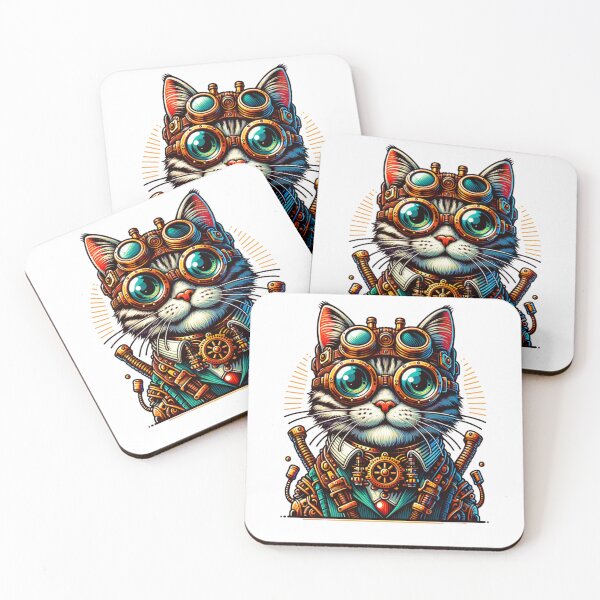 Item preview, Steampunk Cat designed and sold by FLEXsDESIGN.