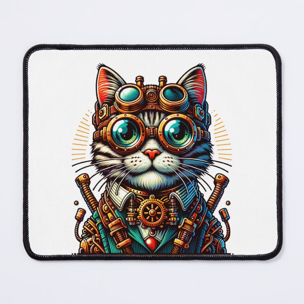 Item preview, Steampunk Cat designed and sold by FLEXsDESIGN.