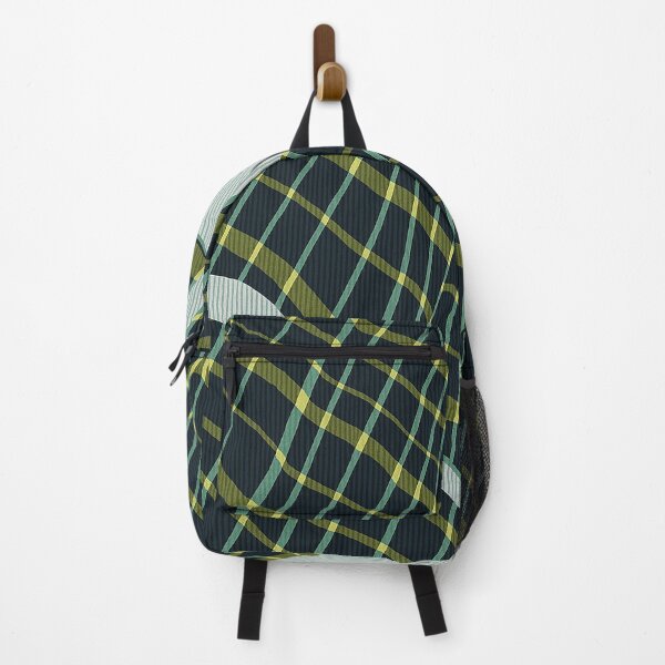 Item preview, Wavy Grid Distortion – Abstract Green Warp Pattern designed and sold by weirdfishes123.