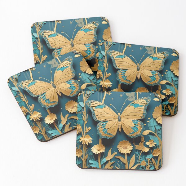 Item preview, Golden Butterflies no1 designed and sold by Lizetteh.