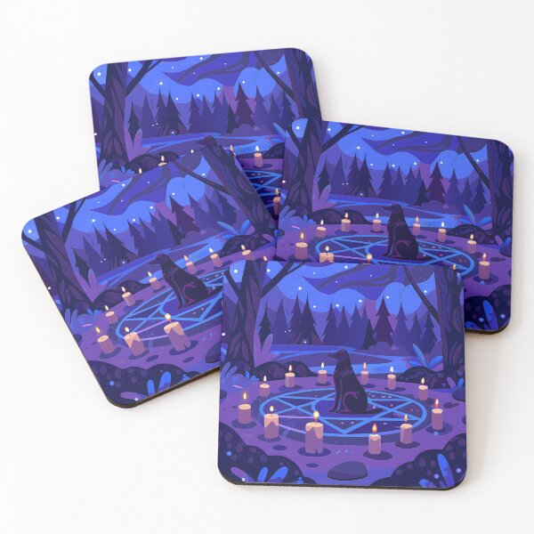 Item preview, Mystical Ritual in Moonlit Forest designed and sold by ART ATTACK ZONE.