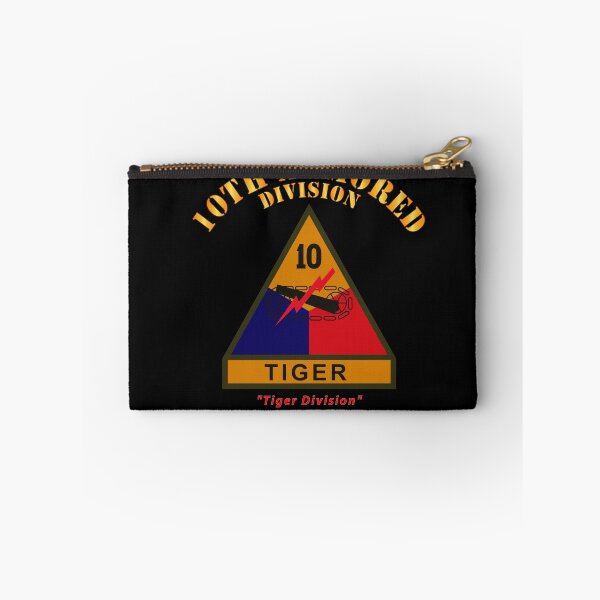 Item preview, Army - SSI - 10th Armored Division w Name Tape - Tiger Division - US Army X 300 designed and sold by Military Insignia Products.