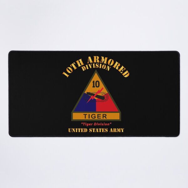 Item preview, Army - SSI - 10th Armored Division w Name Tape - Tiger Division - US Army X 300 designed and sold by Military Insignia Products.