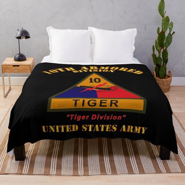 Item preview, Army - SSI - 10th Armored Division w Name Tape - Tiger Division - US Army X 300 designed and sold by Military Insignia Products.