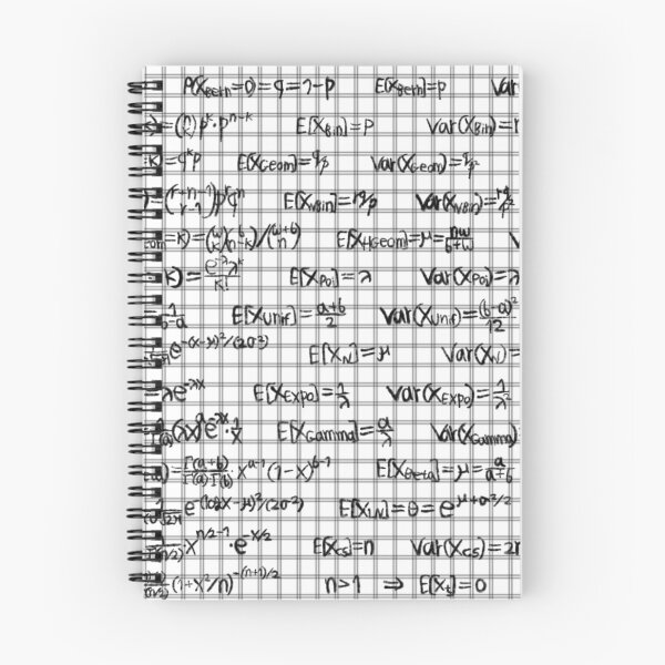 Aperçu de l'œuvre Distributions de probabilités - Aide-mémoire créée et vendue par SharonTheFirst.