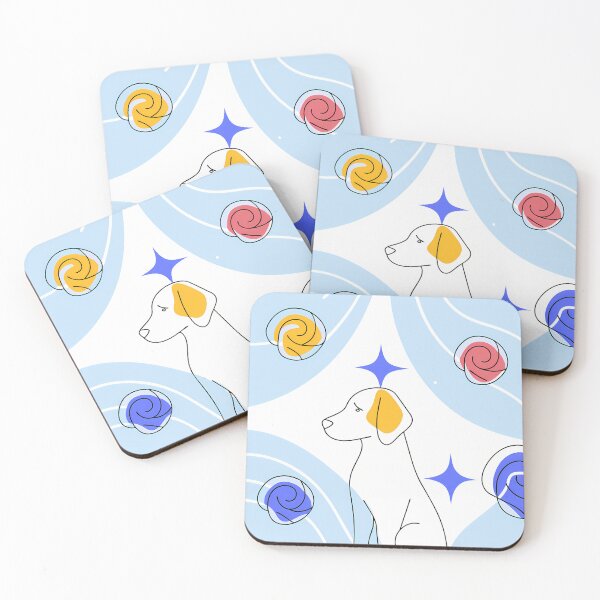 Item preview, Playful Abstract Dog with Swirls designed and sold by ART ATTACK ZONE.