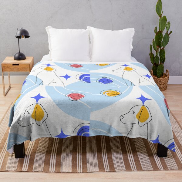 Item preview, Playful Abstract Dog with Swirls designed and sold by ART ATTACK ZONE.
