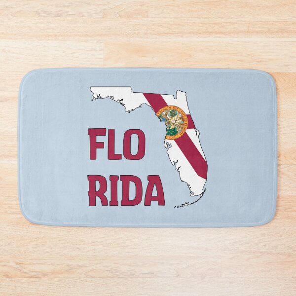 Item preview, Florida state map and flag designed and sold by Donutlovers.