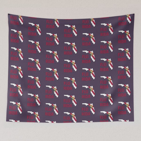 Item preview, Florida state map and flag designed and sold by Donutlovers.