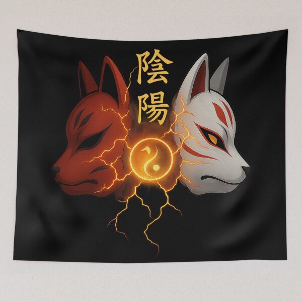 Item preview, Yin Yang Kitsune Clash designed and sold by Little--Core.