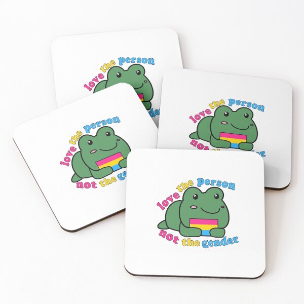 Item preview, Love the person, not the gender pansexual frog designed and sold by isthispopart.