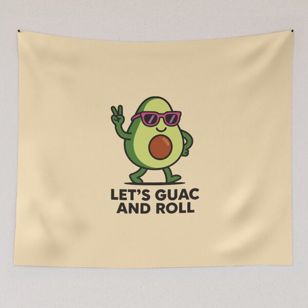Item preview, Funny Avocado Cartoon – Cute Food Pun Design for T-Shirts, Stickers & Summer Merch designed and sold by Creative_Canvas.