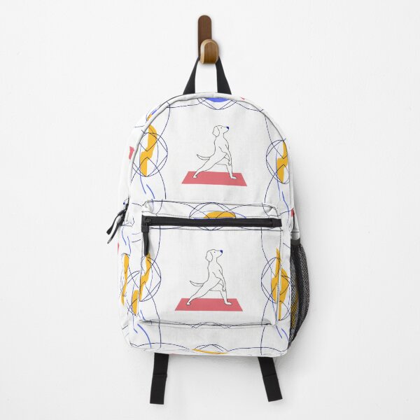 Item preview, Yoga Dog in Abstract Geometry designed and sold by ART ATTACK ZONE.