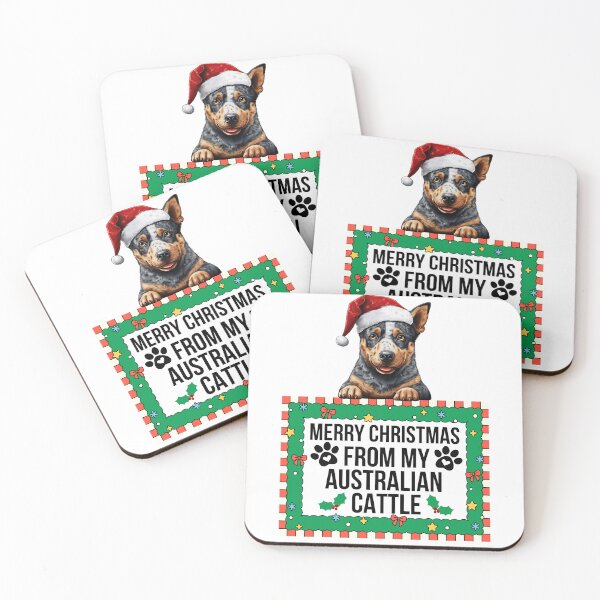 Item preview, Merry Christmas From My Australian Cattle  designed and sold by TheAnimalZ00.