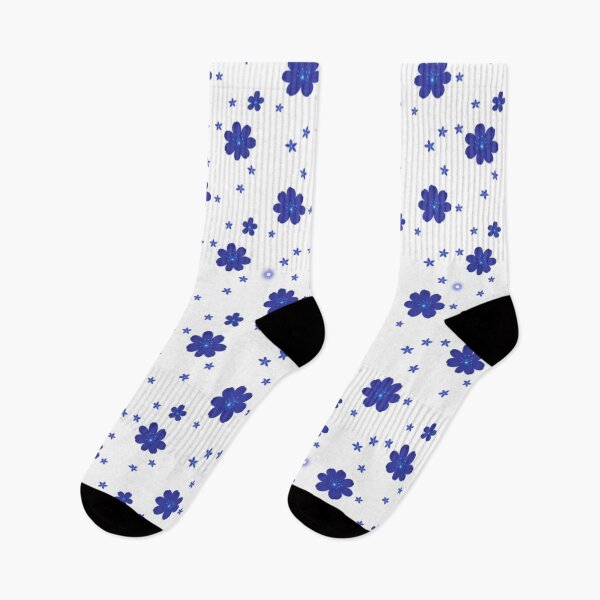 Item preview, Fairy Garden: Blue Flowers and Stars designed and sold by Elizarfa.