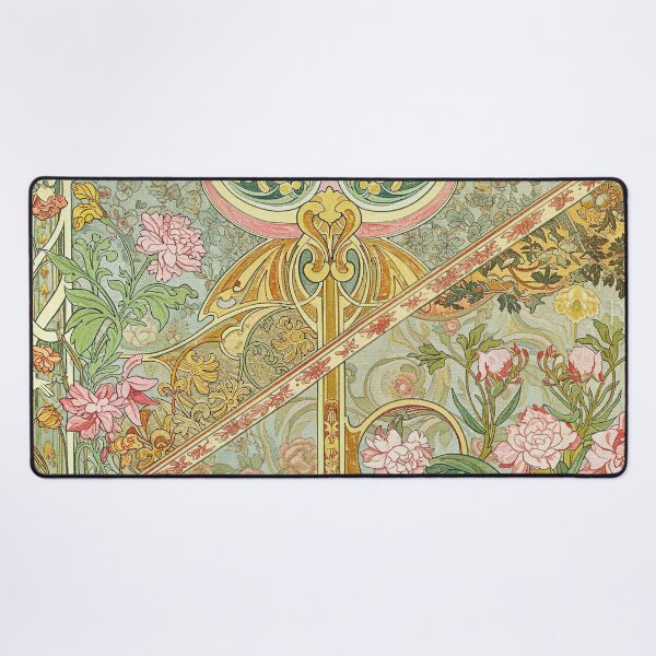 Aperçu de l'œuvre Gustav Klimt Fleurs créée et vendue par maniacfitness.
