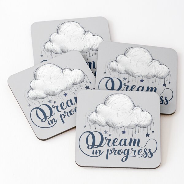 Item preview, Hand‑Drawn Cloud with Quote designed and sold by Wearable Prints.