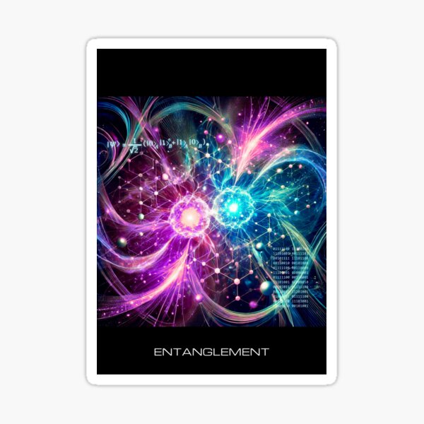 Item preview, An illustration of Quantum Entanglement, version II. designed and sold by V-vstudio.