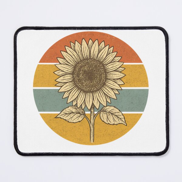 Item preview, Vintage Sunflower Circle – Retro 70s Distressed Graphic designed and sold by Pixcelcosmic.