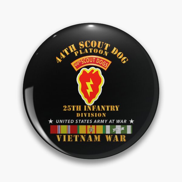 Item preview, Army - 44th Scout Dog Platoon 25th Infantry Div - VN SVC designed and sold by Military Insignia Products.