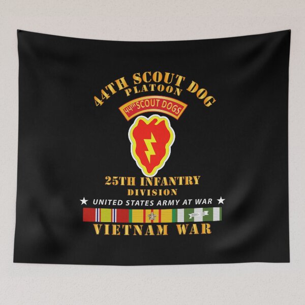 Item preview, Army - 44th Scout Dog Platoon 25th Infantry Div - VN SVC designed and sold by Military Insignia Products.