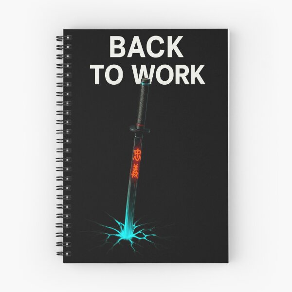 Item preview, Back to Work – Glowing Katana Blade T-Shirt designed and sold by Little--Core.